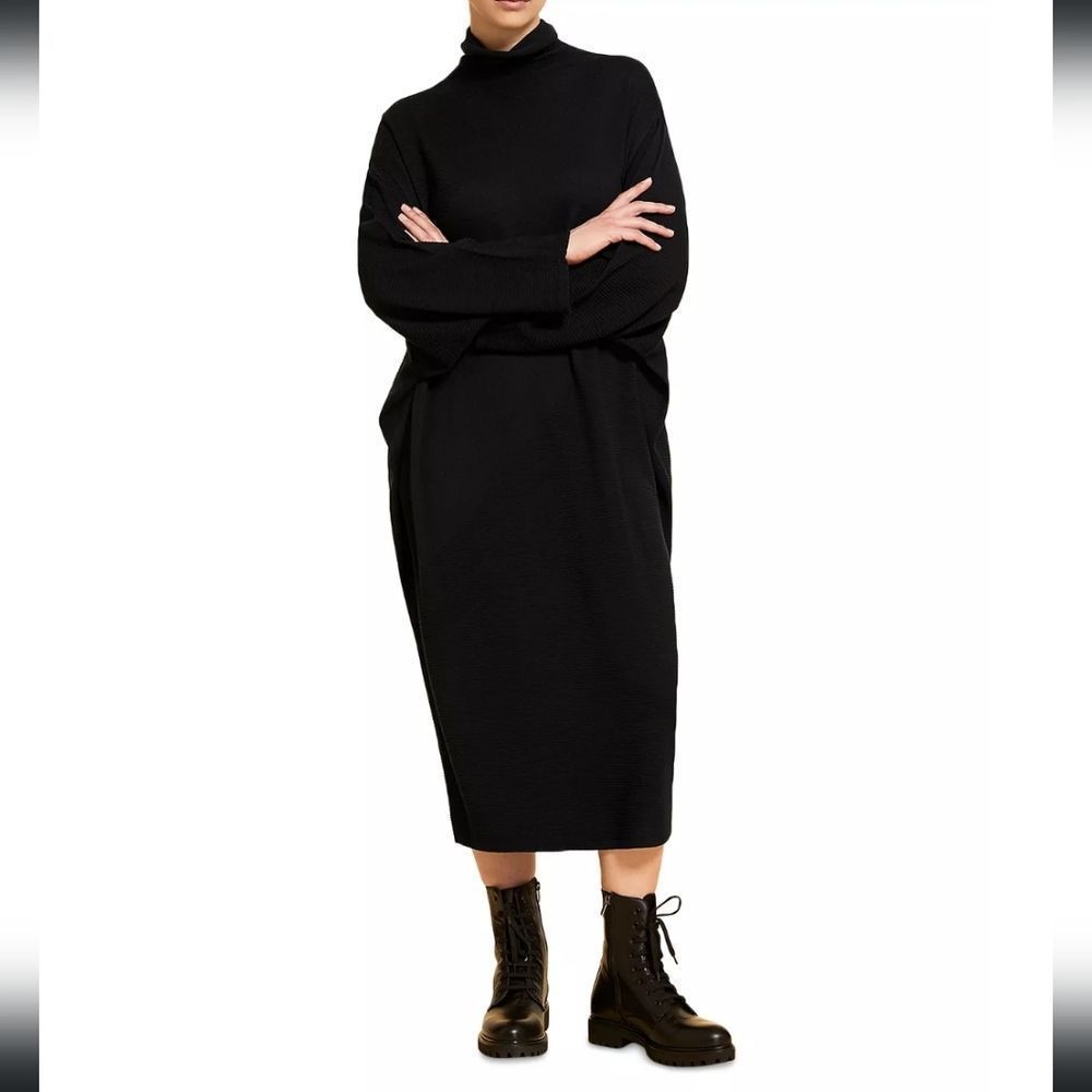Marina Rinaldi Black Midi Dress